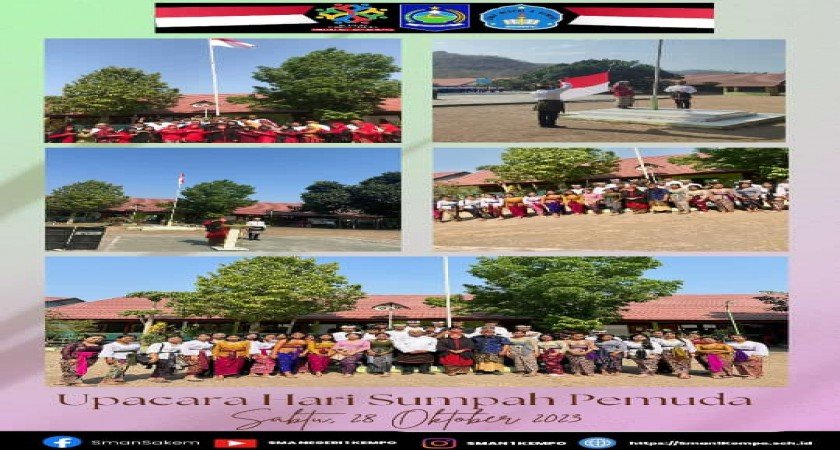 Upacara Hari SUMPAH PEMUDA SMAN 1 Kempo Tahun 2023