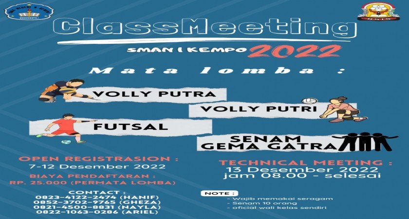 SMAN 1 KEMPO CLASSMEETING