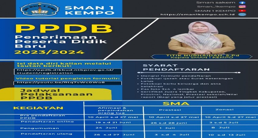 SMAN 1 KEMPO PPDB 2023/2024